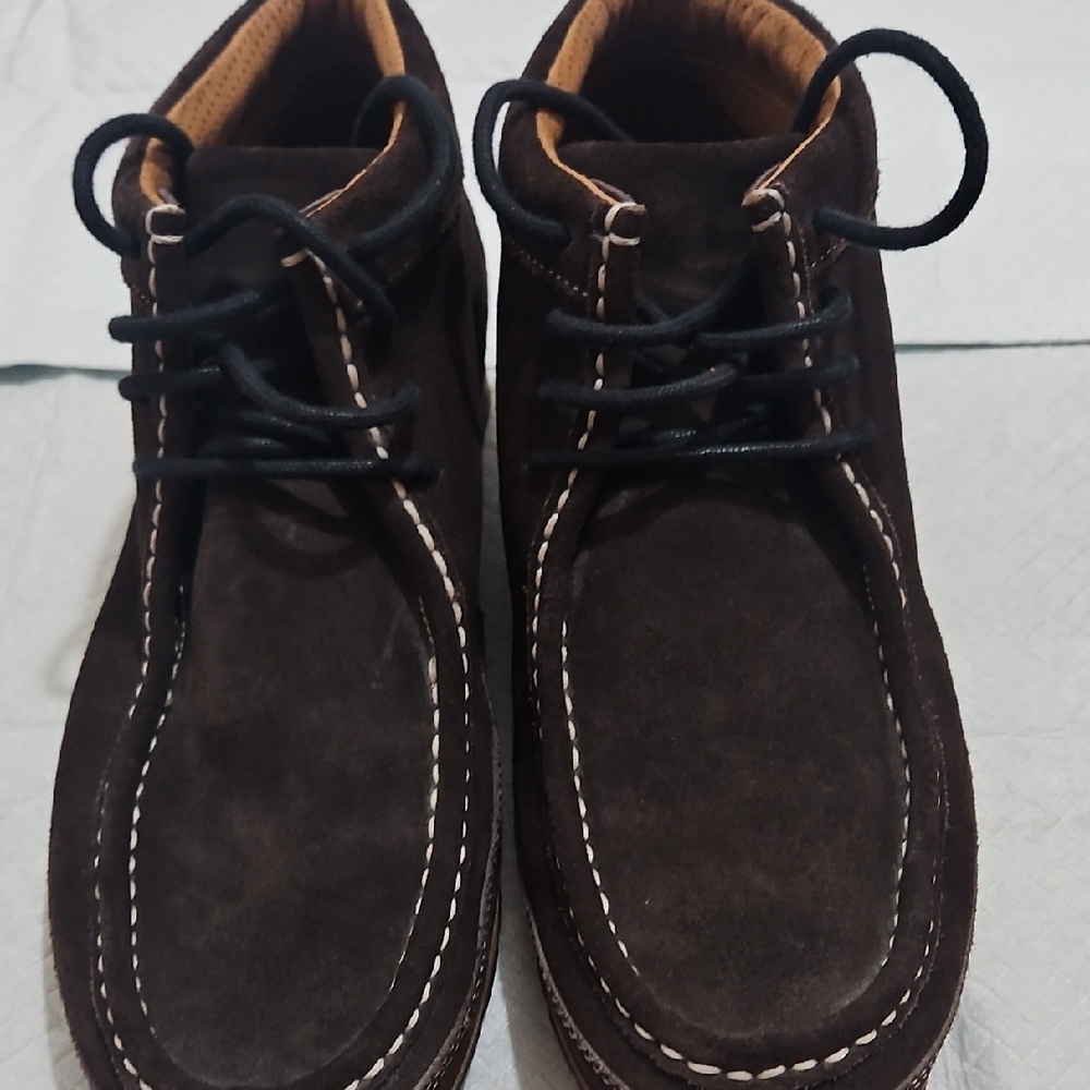 Cole Haan Men's Brown Suede Lace-Up Shoes